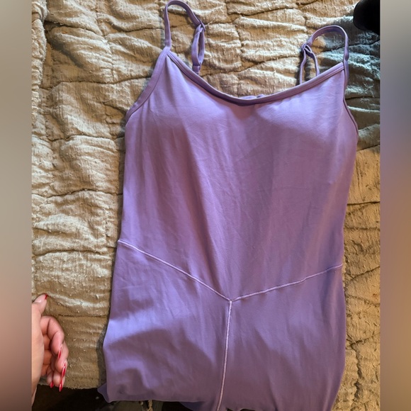Offline by Aerie Lavender Leggings/Bodysuit - Picture 2 of 9